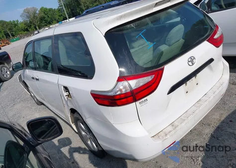 2017 Toyota Sienna L 7 Passenger из США, поврежденный, VIN 5TDZZ3DC2HS791742